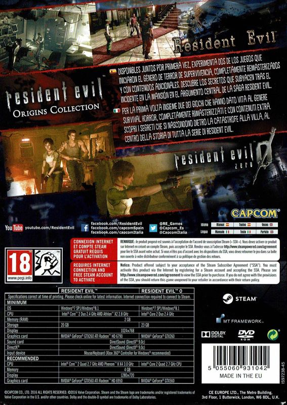 Back Cover for Pure Evil: 2-pack (Windows)