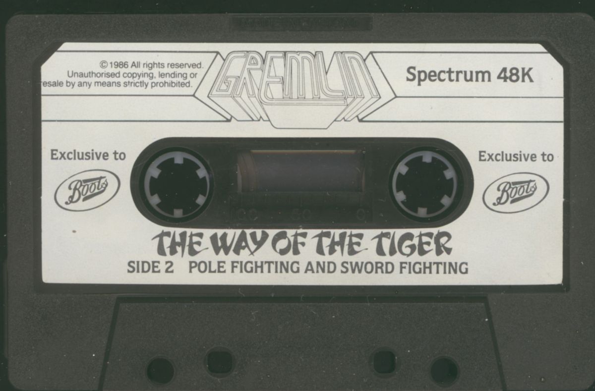 Media for The Way of the Tiger (ZX Spectrum) (Exclusive Boots release)