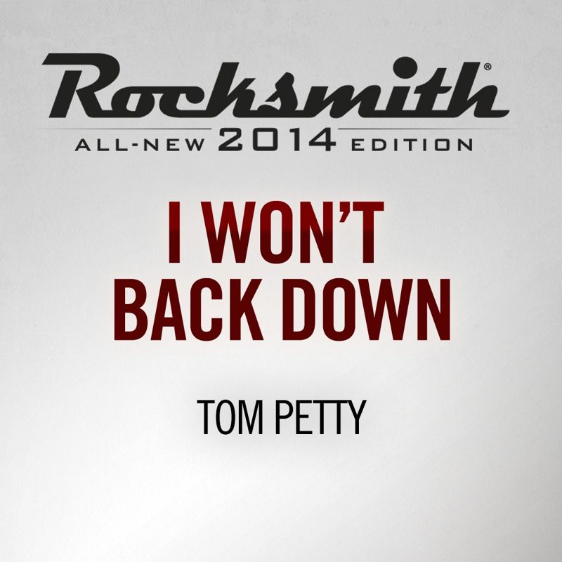 Front Cover for Rocksmith: All-new 2014 Edition - Tom Petty: I Won't Back Down (PlayStation 3 and PlayStation 4) (download release)