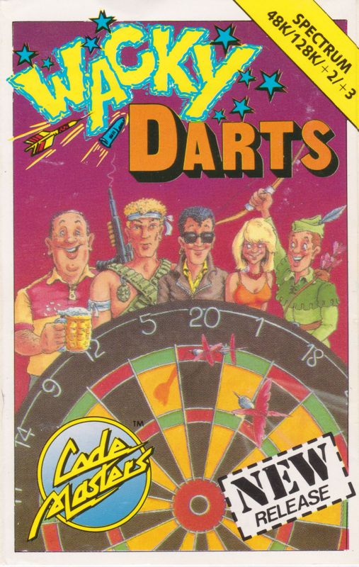 Front Cover for Wacky Darts (ZX Spectrum)