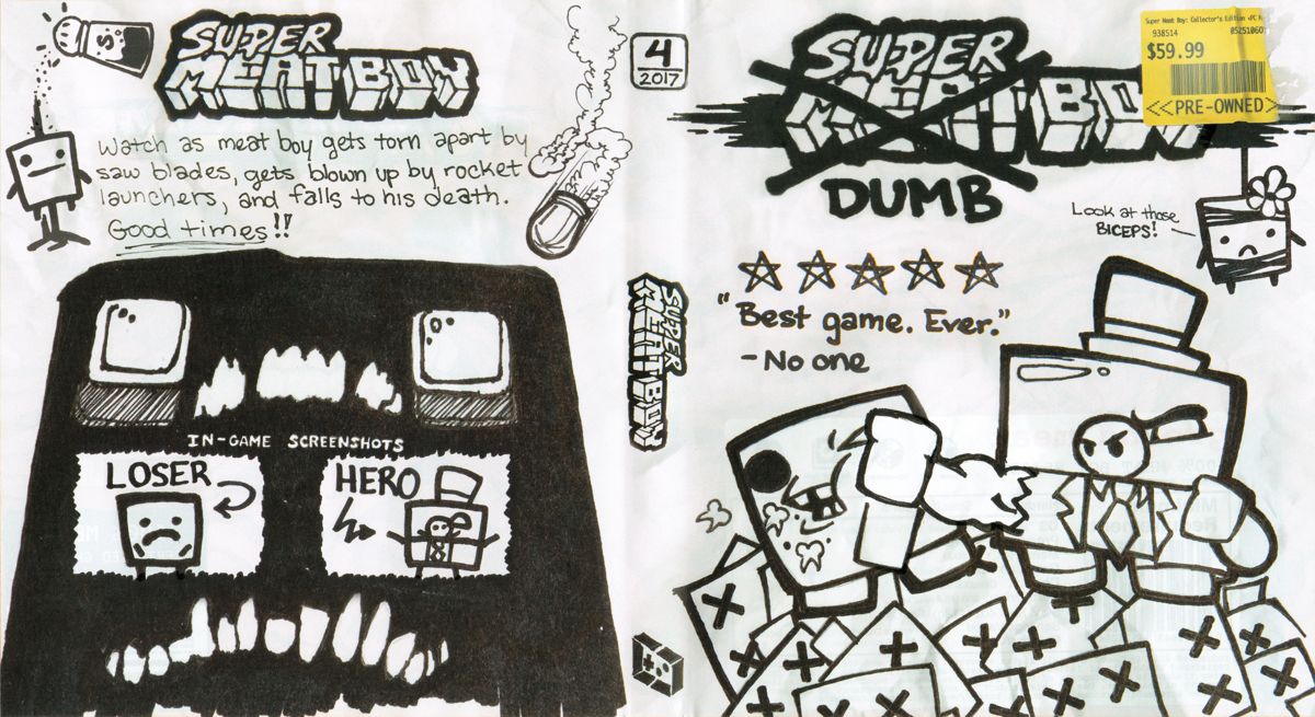 Other for Super M̶e̶a̶t̶Dumb Boy (Limited Edition) (Linux and Macintosh and Windows): Keep Case - Inside