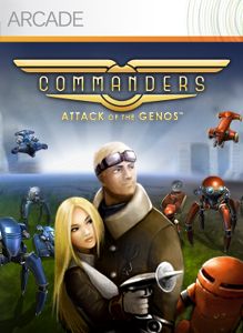 Front Cover for Commanders: Attack of the Genos (Xbox 360)