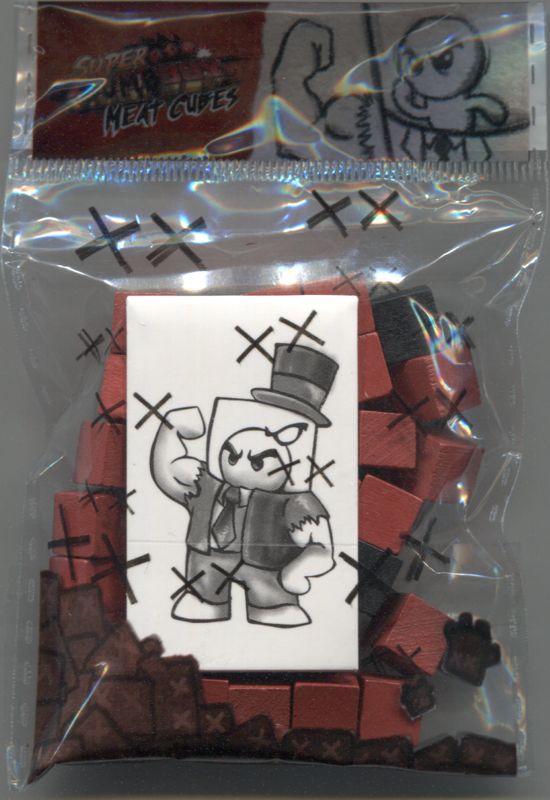 Extras for Super M̶e̶a̶t̶Dumb Boy (Limited Edition) (Linux and Macintosh and Windows): Meat Cubes - Front