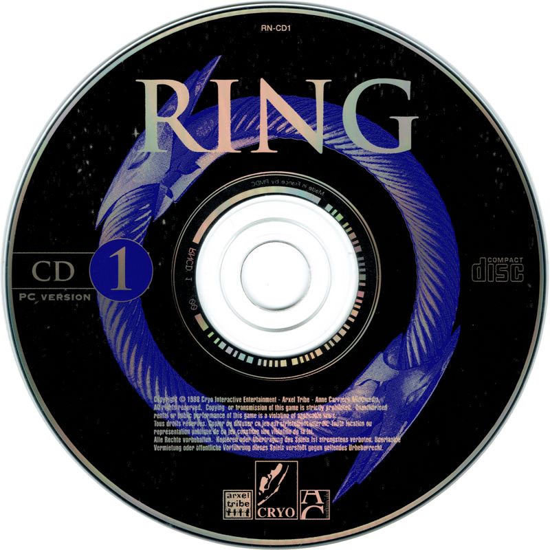 Media for Ring: The Legend of the Nibelungen (Windows) (1st release): Disc 1