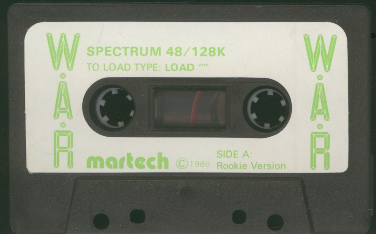 Media for W.A.R (ZX Spectrum)