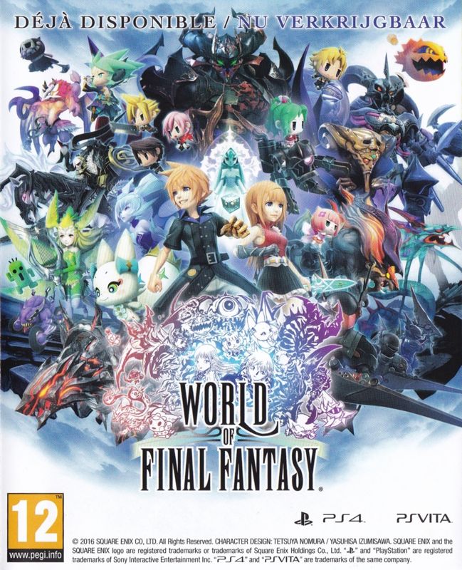 Advertisement for Final Fantasy XV (PlayStation 4) (Day One Edition release): World of Final Fantasy