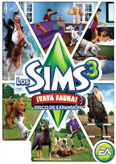 Front Cover for The Sims 3: Pets (Macintosh and Windows) (Origin release)