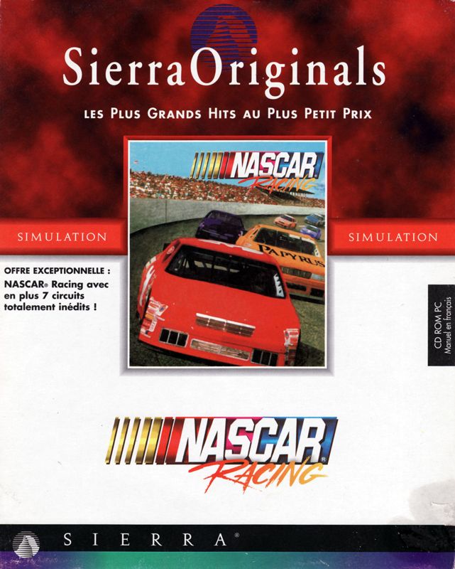 Front Cover for NASCAR Racing (DOS) (Sierra Originals release)