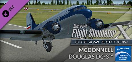 Front Cover for Microsoft Flight Simulator X: Steam Edition - McDonnell Douglas DC-3 (Windows) (Steam release)