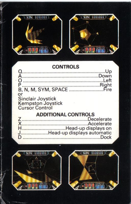 Inside Cover for Starstrike II (ZX Spectrum)