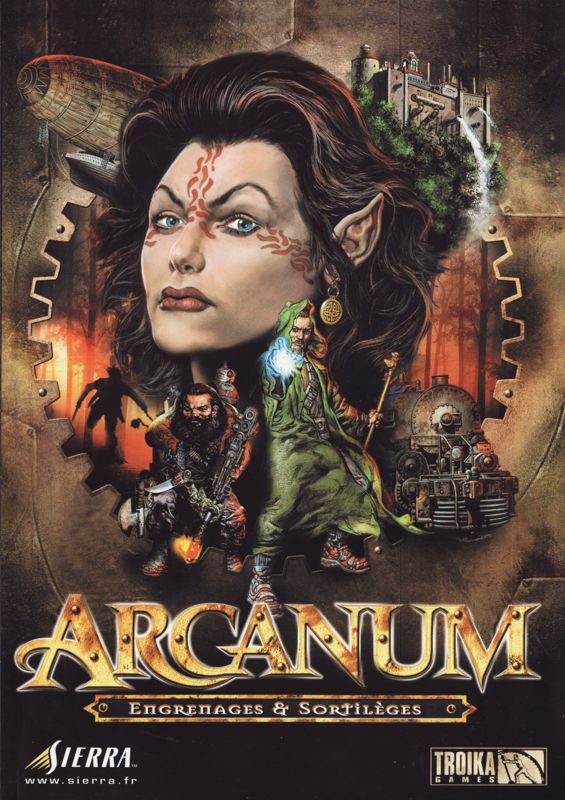 Manual for Arcanum: Of Steamworks & Magick Obscura (Windows) (Limited Print with soundtrack): Front