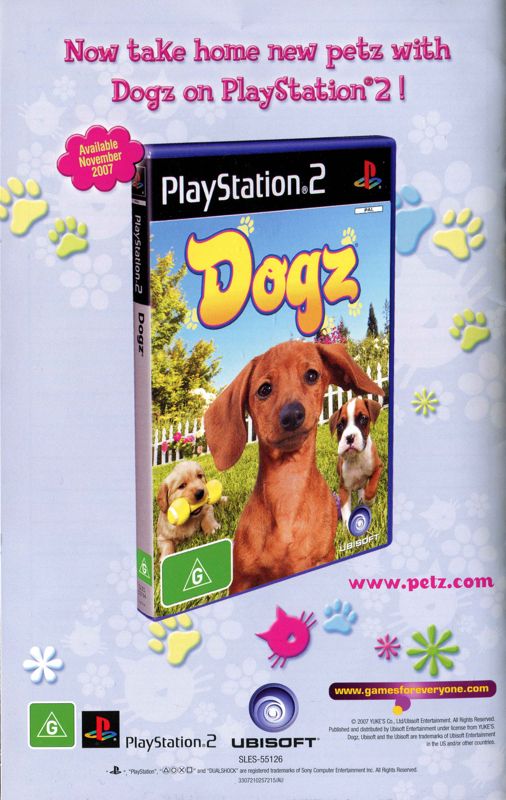 Manual for The Dog Island (PlayStation 2): Back