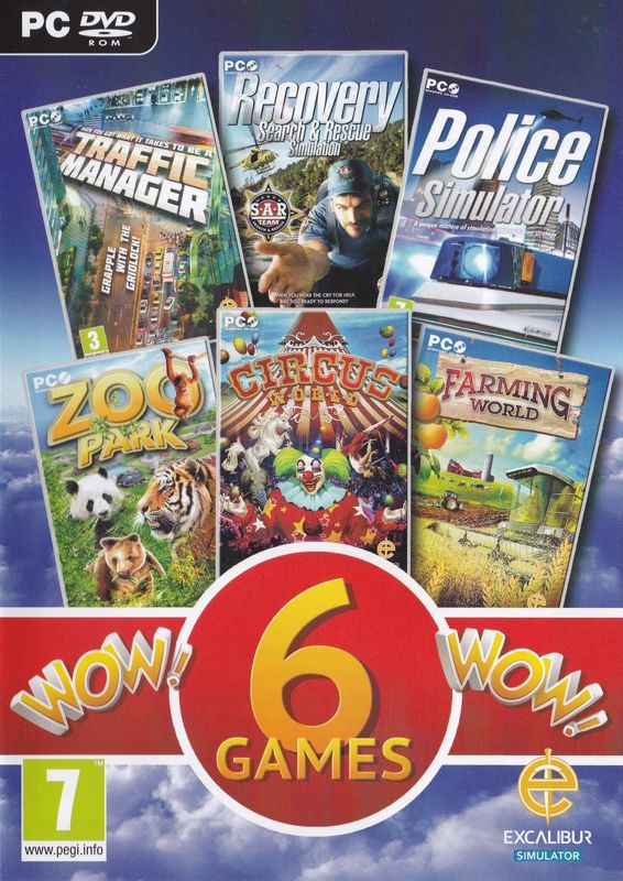 Front Cover for WOW!: 6 Games (Windows)