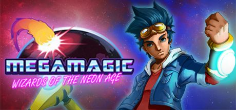 Front Cover for Megamagic: Wizards of the Neon Age (Linux and Macintosh and Windows) (Steam release)