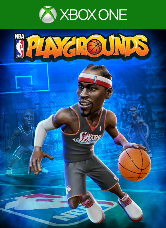 Front Cover for NBA Playgrounds (Xbox One) (download release): 1st version