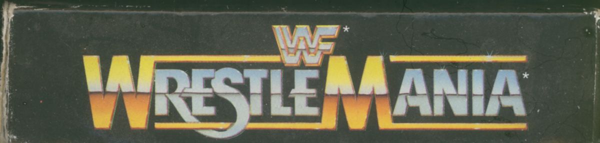 Spine/Sides for WWF Wrestlemania (Commodore 64)