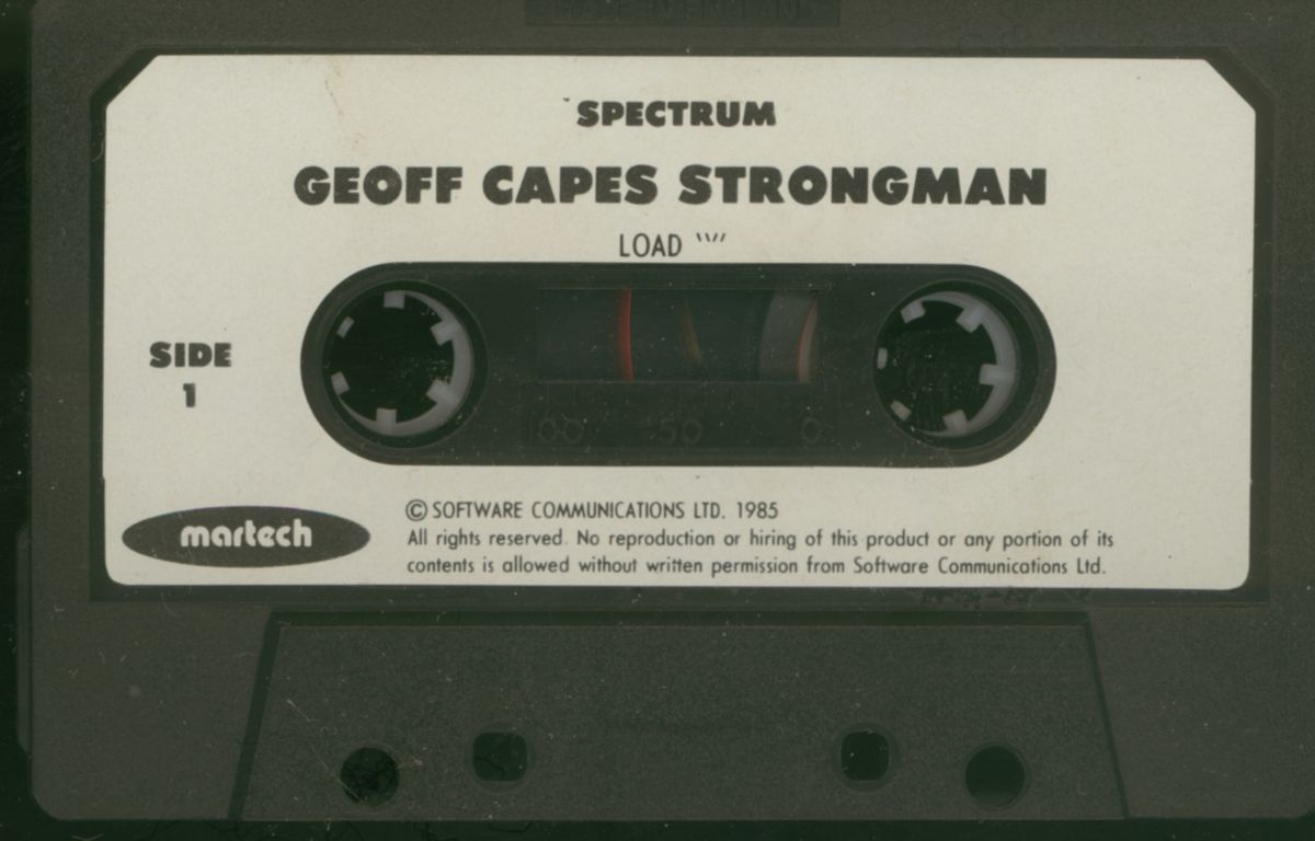 Media for Geoff Capes Strongman (ZX Spectrum)