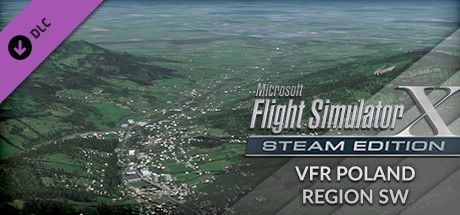Front Cover for Microsoft Flight Simulator X: Steam Edition - VFR Poland Region SW (Windows) (Steam release)