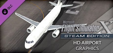 Front Cover for Microsoft Flight Simulator X: Steam Edition - HD Airport Graphics (Windows) (Steam release)