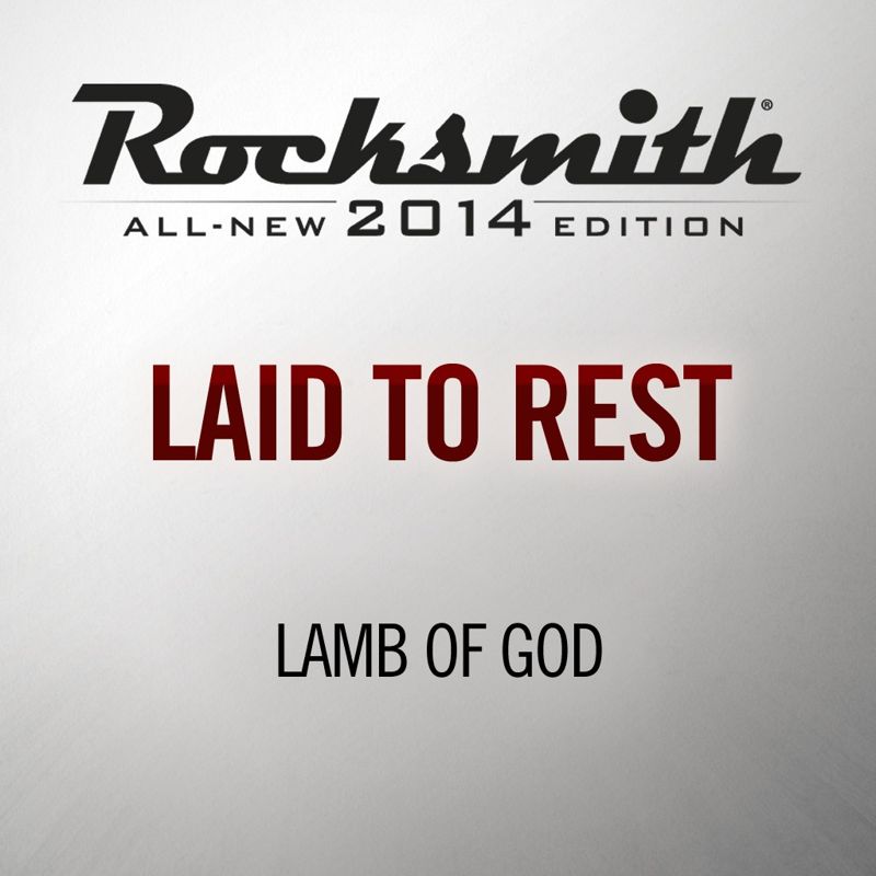 Front Cover for Rocksmith: All-new 2014 Edition - Lamb of God: Laid to Rest (PlayStation 3 and PlayStation 4) (download release)