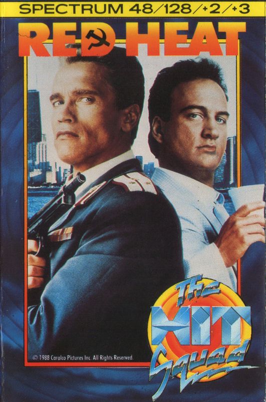 Front Cover for Red Heat (ZX Spectrum)