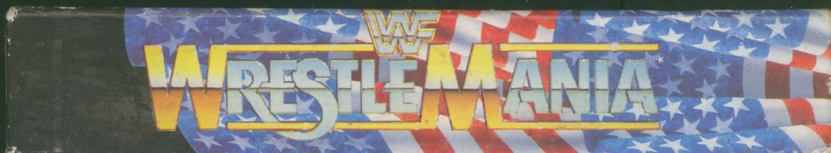 Spine/Sides for WWF Wrestlemania (Commodore 64)