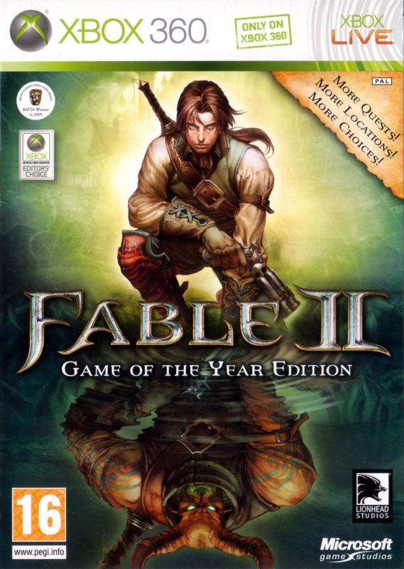 Front Cover for Fable II: Platinum Hits (Xbox 360)