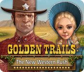 Front Cover for Golden Trails: The New Western Rush (Macintosh and Windows) (Big Fish Games release)