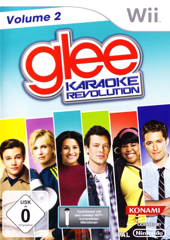 Front Cover for Karaoke Revolution: Glee - Volume 2 (Wii)