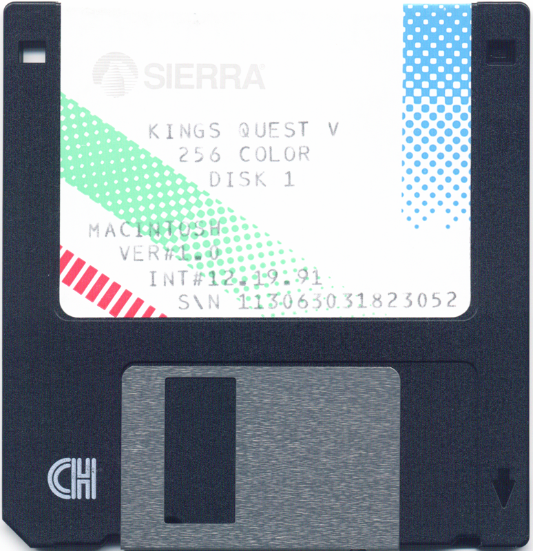 Media for Sierra Award Winners (Macintosh): King's Quest V Disk 1/7