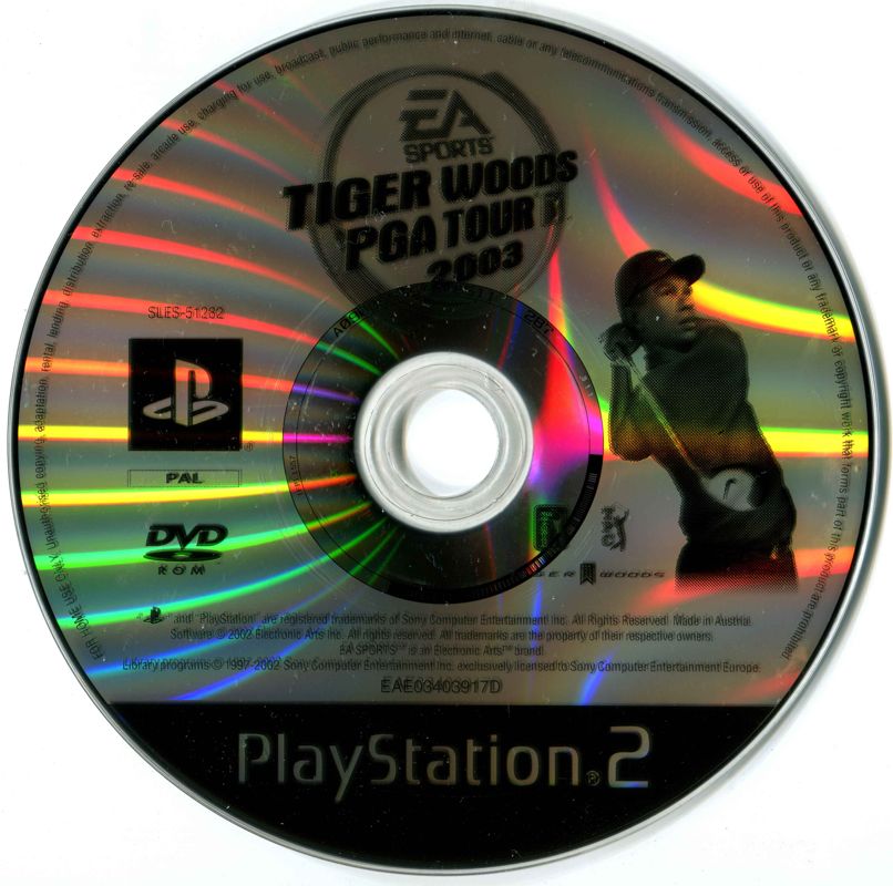 Media for Tiger Woods PGA Tour 2003 (PlayStation 2)