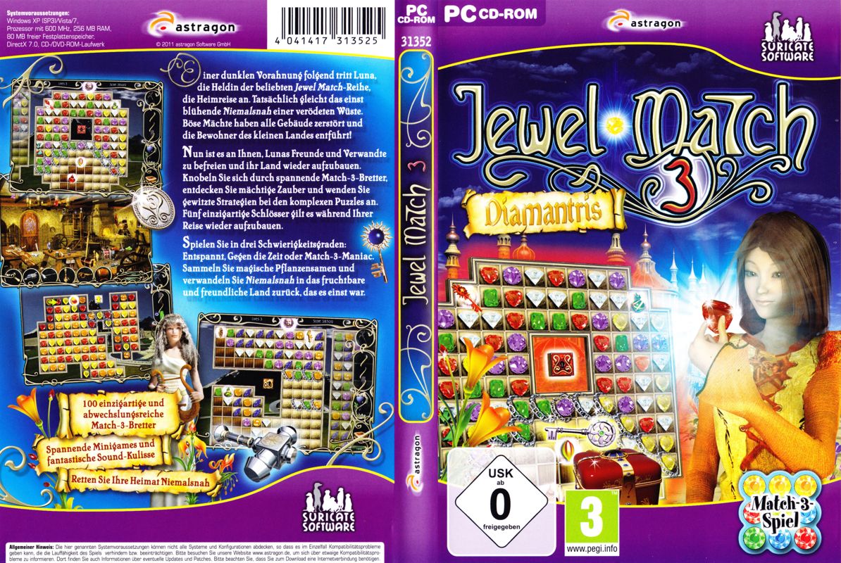 Full Cover for Jewel Match 3 (Windows)