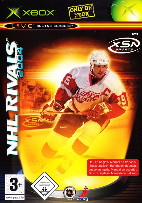 Front Cover for NHL Rivals 2004 (Xbox)