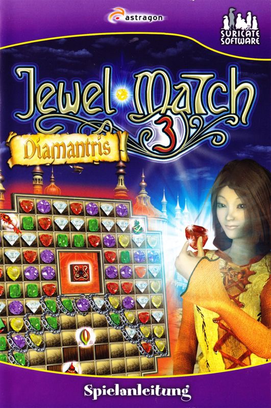 Manual for Jewel Match 3 (Windows): Front