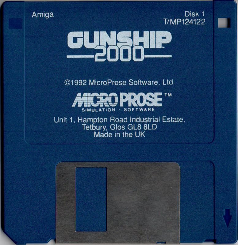 Media for Gunship 2000 (Amiga): Disk 1