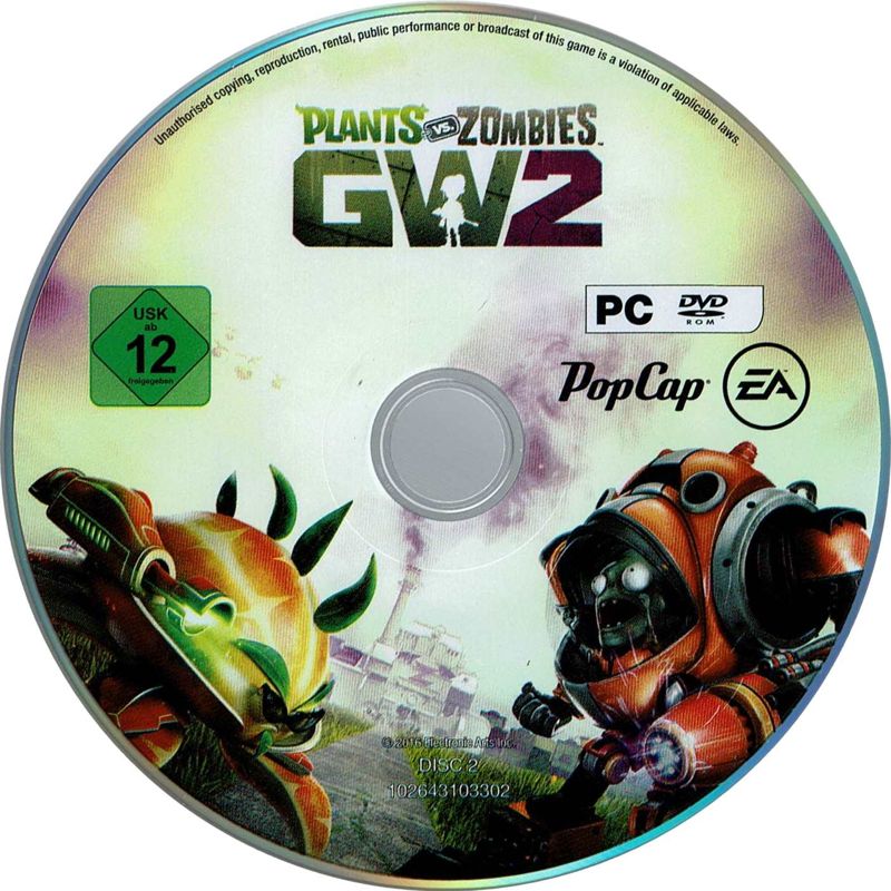 Media for Plants vs. Zombies: GW2 (Windows): Disc 2