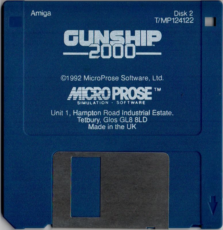 Media for Gunship 2000 (Amiga): Disk 2