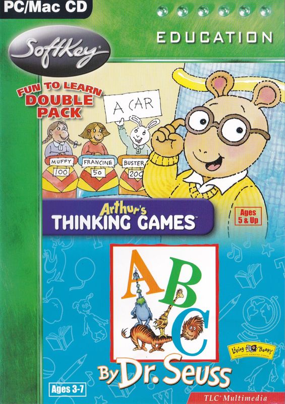 Front Cover for Arthur's Thinking Games & Dr Seuss ABC (Macintosh and Windows)