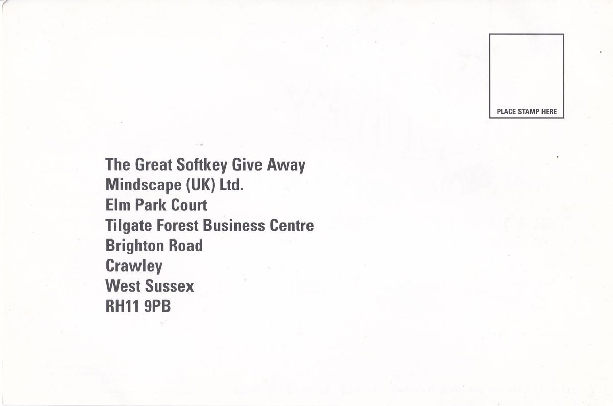 Extras for Arthur's Thinking Games & Dr Seuss ABC (Macintosh and Windows): The Great Softkey Give Away: Side 1