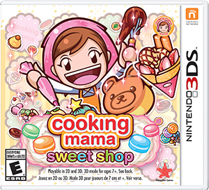 Front Cover for Cooking Mama: Sweet Shop (Nintendo 3DS) (download release)