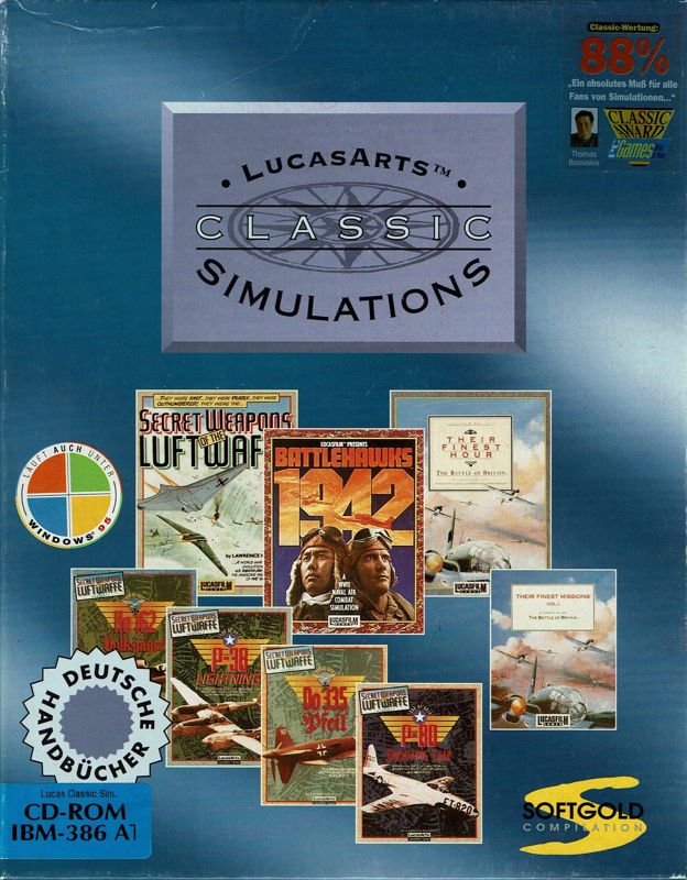 Front Cover for LucasArts Air Combat Classics (DOS)