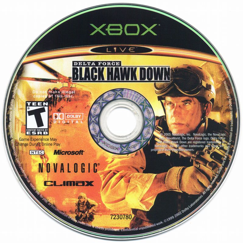 Media for Delta Force: Black Hawk Down (Xbox)