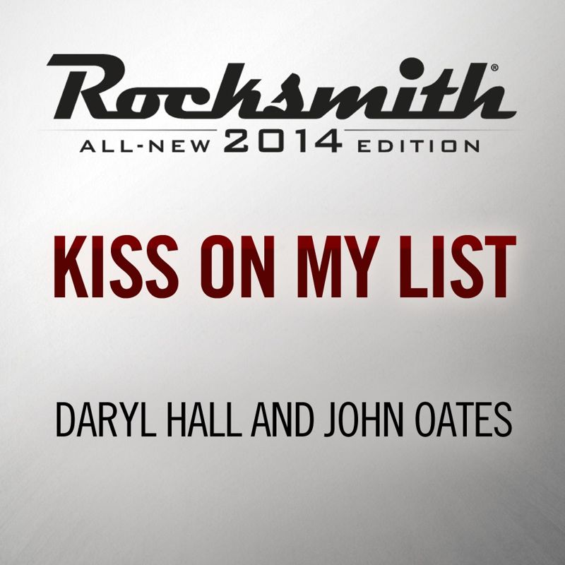 Front Cover for Rocksmith: All-new 2014 Edition - Daryl Hall and John Oates: Kiss On My List (PlayStation 3 and PlayStation 4) (download release)