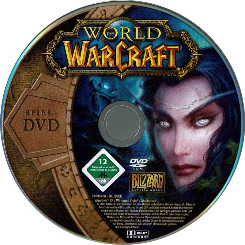 Media for World of WarCraft (Macintosh and Windows) (Alternate DVD release)