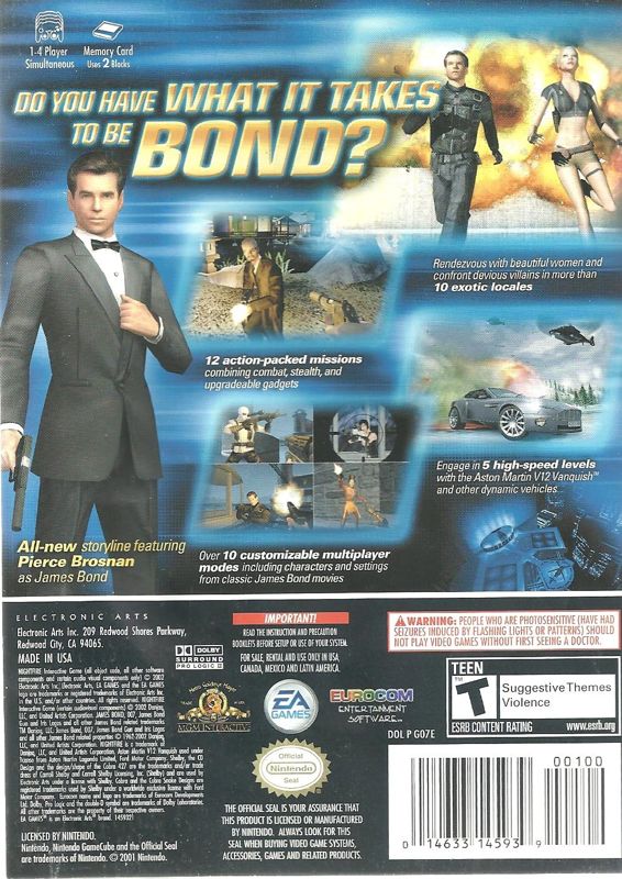 007: Nightfire Cover Or Packaging Material - MobyGames