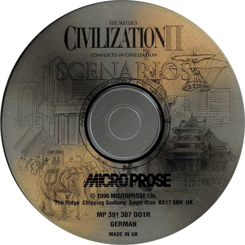 Media for Sid Meier's Civilization II Scenarios: Conflicts in Civilization (Windows 3.x)