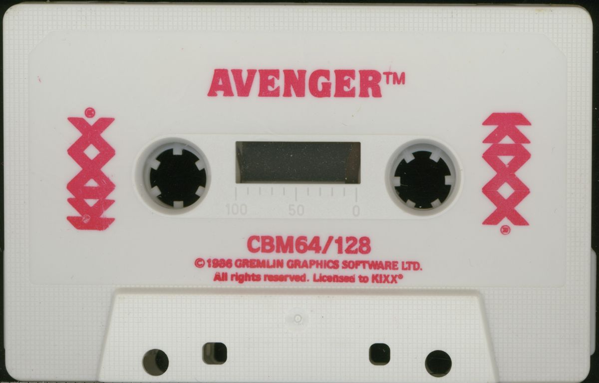 Media for Avenger (Commodore 64) (Budget re-release)