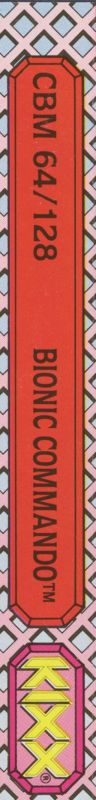 Spine/Sides for Bionic Commando (Commodore 64) (Budget re-release)