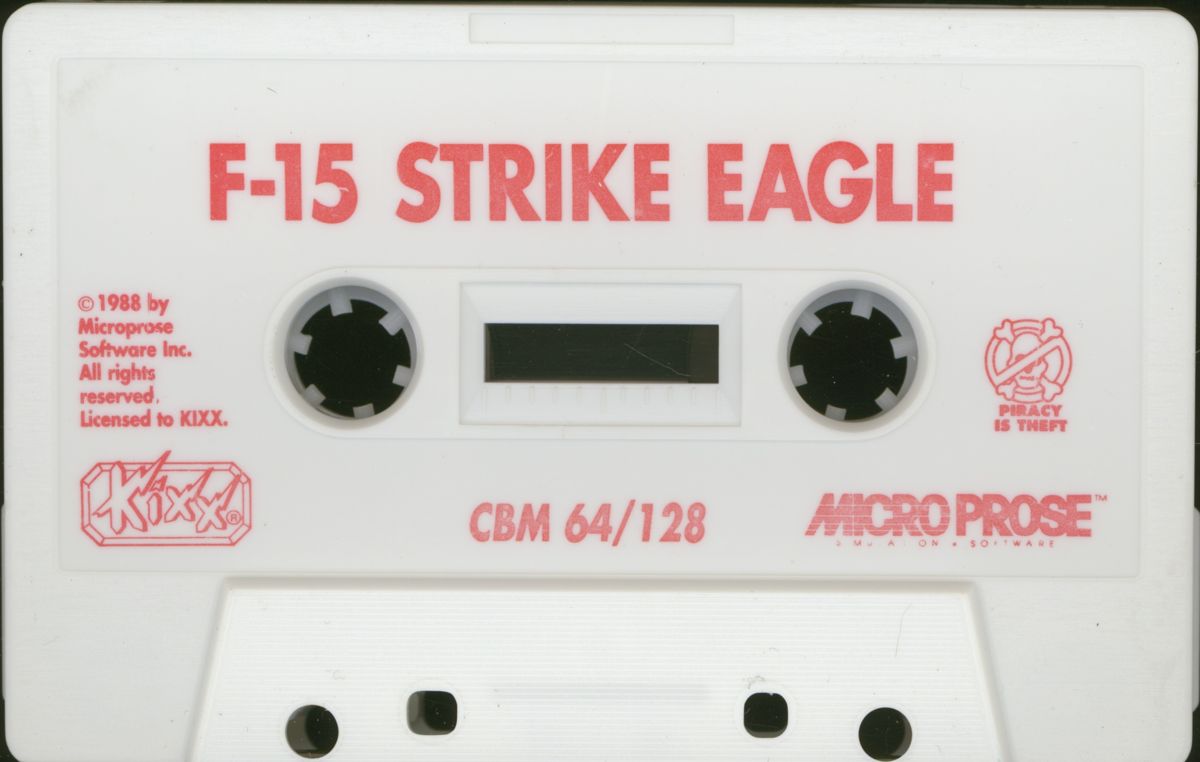Media for F-15 Strike Eagle (Commodore 64) (Kixx release)