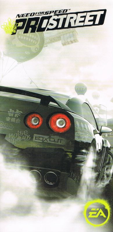 Manual for Need for Speed: ProStreet (PSP): Front